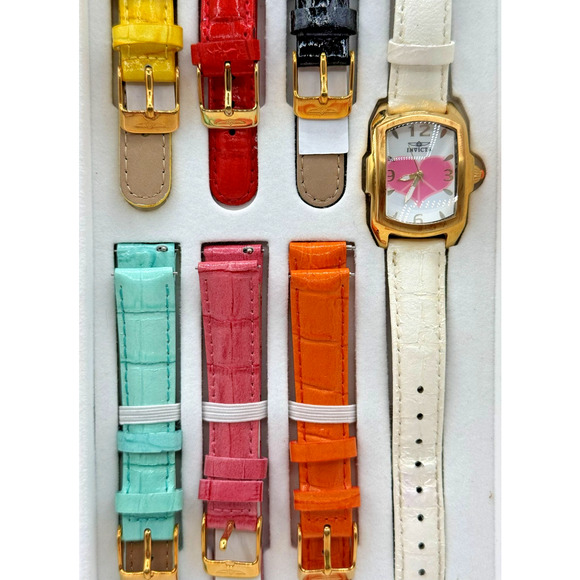 Invicta Peace & Love Women\'s Lupah 7 Piece Watch Set W/Original Box-Working main image 8